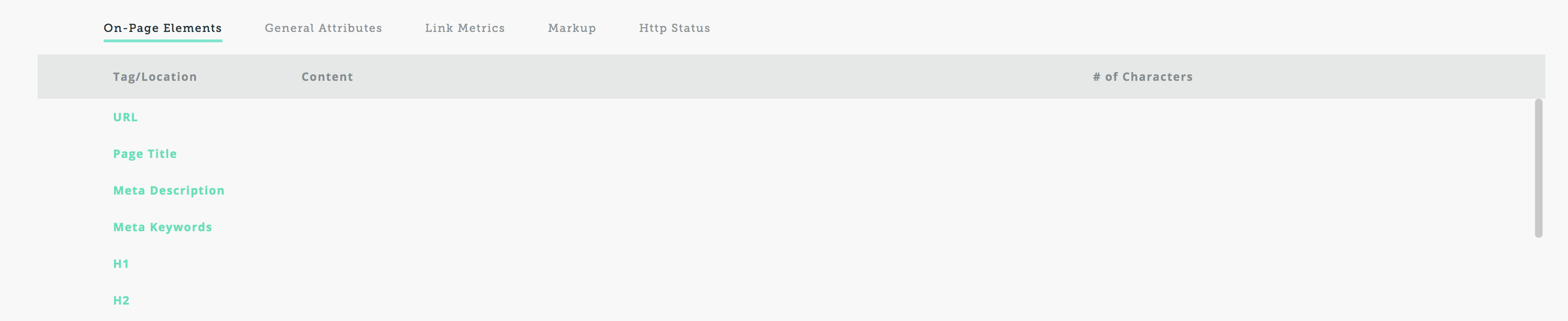 MozBar On-Page Elements example